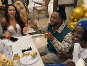 Diamond flies to South Africa, teams up with Zari to make Tiffah's birthday memorable