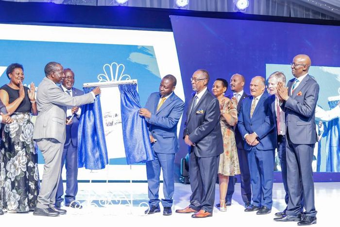 Hon. Matia Kasaija, Minister of Finance and Economic Planning launches the Safal Uganda Baati Foundation at the 60th Anniversary of Uganda Baati.