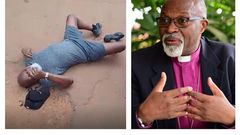 Bishop Zac Niringire was attacked by thugs this morning