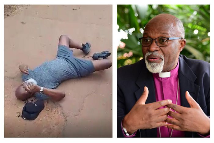 Bishop Zac Niringire was attacked by thugs this morning