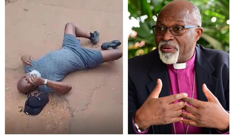 Bishop Zac Niringire was attacked by thugs this morning