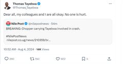 Screengrab of his X post