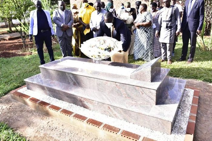 Jacob Oulanyah's grave