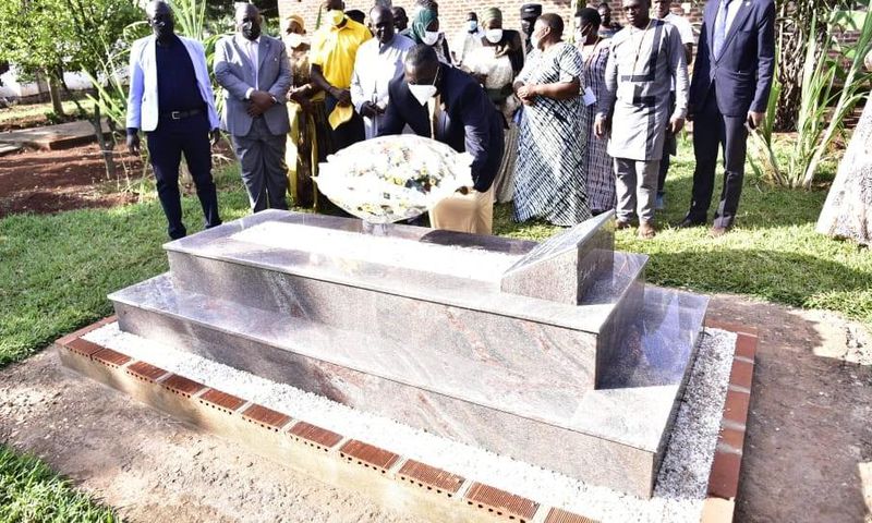 Jacob Oulanyah's grave