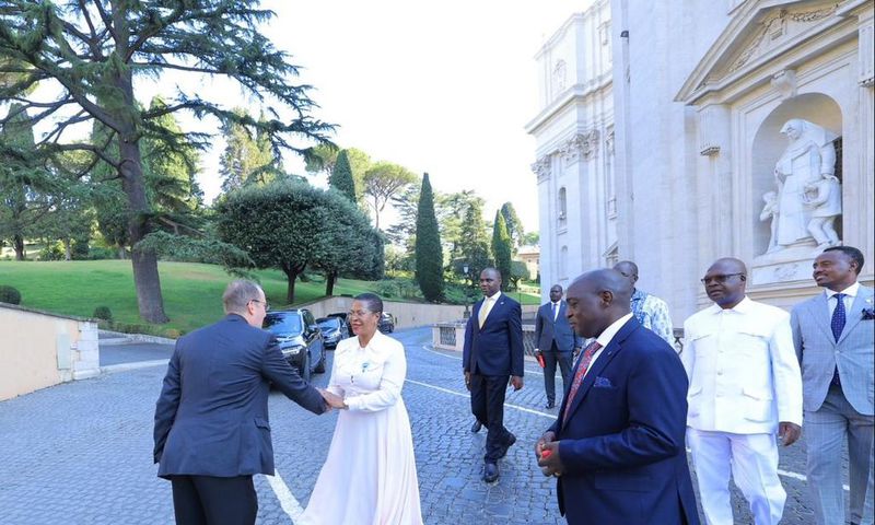 Anita Among in Vatican