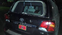 President Museveni's car was shattered in a campaign rally in 2018