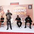 Dr Jose Chameleone addressing the media during the concert launch a few weeks ago