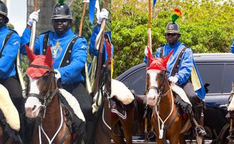 Ghana Police mourns the death of one of its horses, P/H Corporal Queen Mother