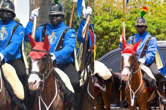 Ghana Police mourns the death of one of its horses, P/H Corporal Queen Mother