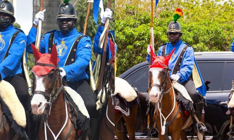 Ghana Police mourns the death of one of its horses, P/H Corporal Queen Mother