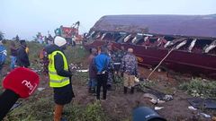 The accident scene