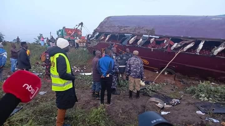 The accident scene
