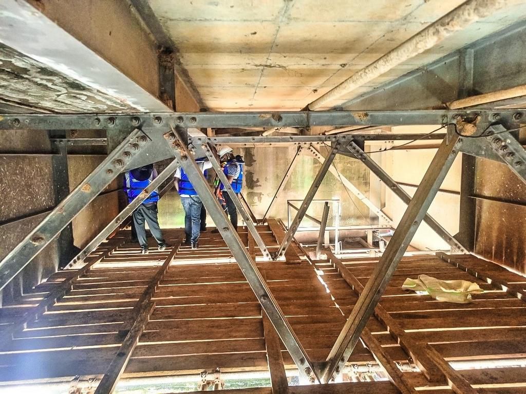 Ongoing Karuma Bridge repairs
