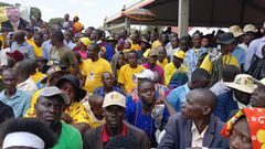 Some of the residents that graced the thanksgiving event in Busia