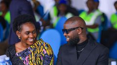 Phiona Nyamutoro and Eddy Kenzo