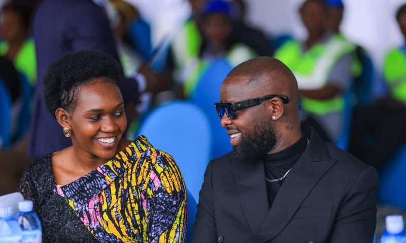 Phiona Nyamutoro and Eddy Kenzo