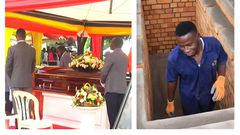 The funeral of Joseph Tamale Mirundi at his ancestral home