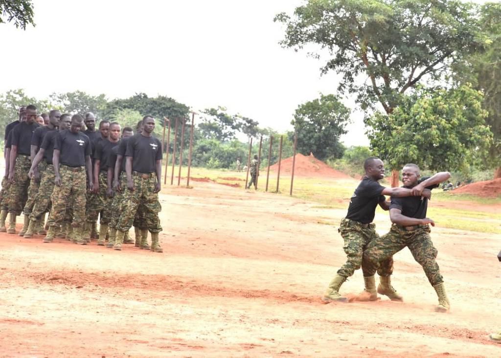 Some of the trainees