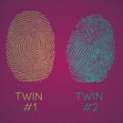 Identical twins have different fingerprints [Pinterest]