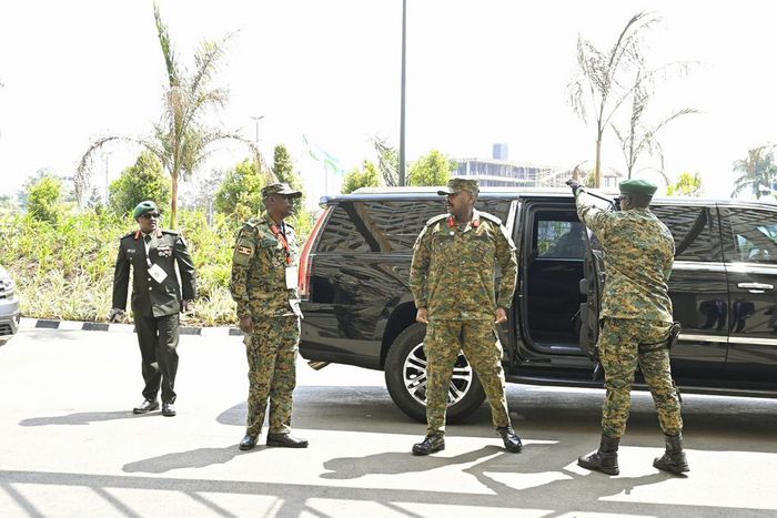 Gen Kainerugaba was among the distinguished guests attending the inauguration at Kigali’s Amahoro Stadium