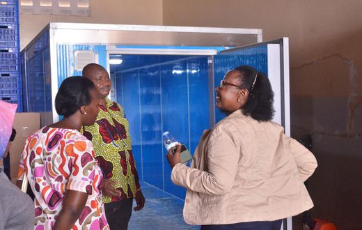 Alice Kaboyo at AMSTUS Agro Processing & Exports Ltd