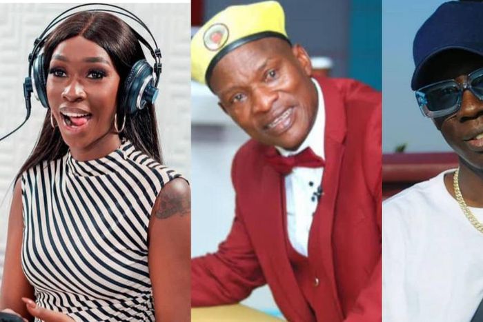 Judith Heard, Tamale Mirundi and Douglas Lwanga