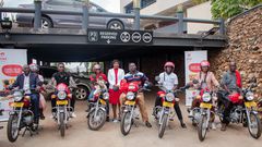 Up to 18 motorcycles have been won in the drive so far
