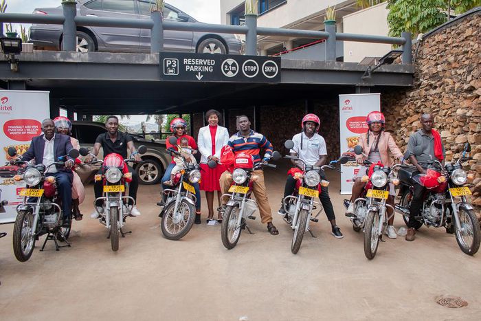 Up to 18 motorcycles have been won in the drive so far