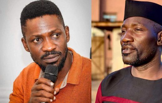 Bobi Wine and Eddie Yawe