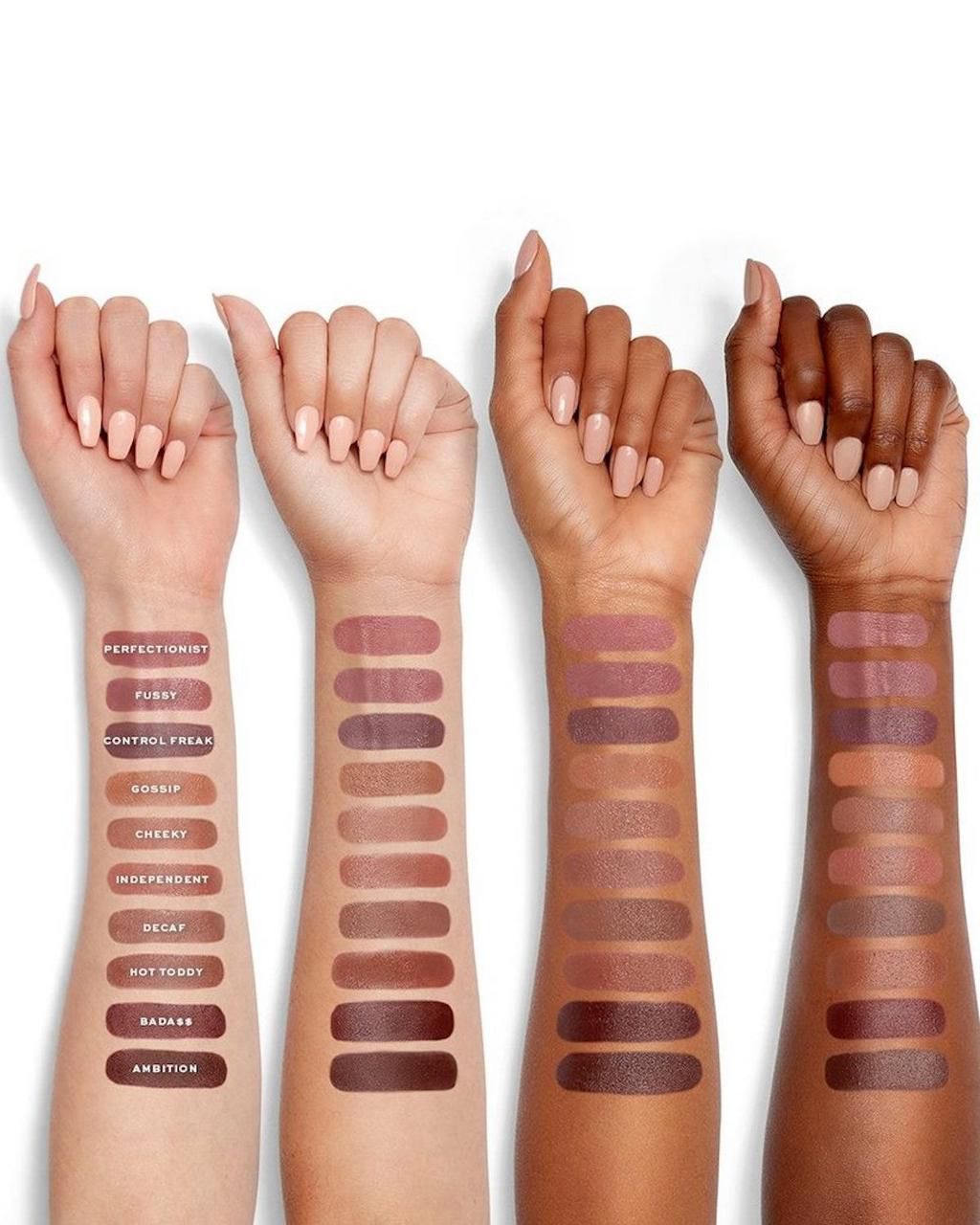 Beauty fans also weren't convinced by swatches of lipsticks from Jaclyn Cosmetics.