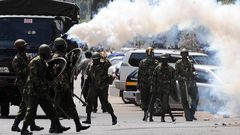 How do you protect yourself after tear gas exposure? [X.com]