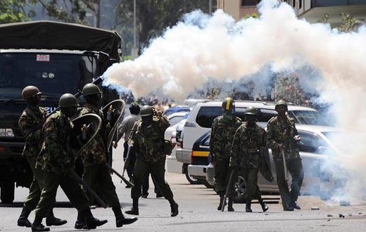 How do you protect yourself after tear gas exposure? [X.com]