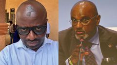 Kaggwa Njala and Ambassador Ayebare