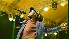 Maddox Ssemanda Ssematimba on stage