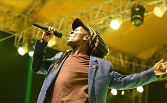 Maddox Ssemanda Ssematimba on stage