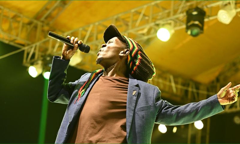 Maddox Ssemanda Ssematimba on stage