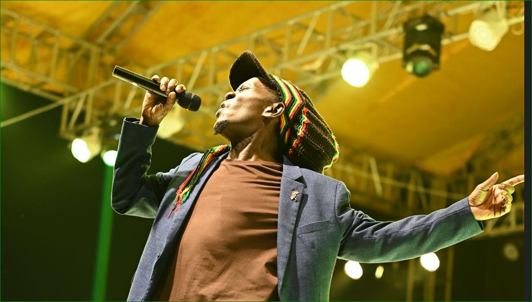 Maddox Ssemanda Ssematimba on stage