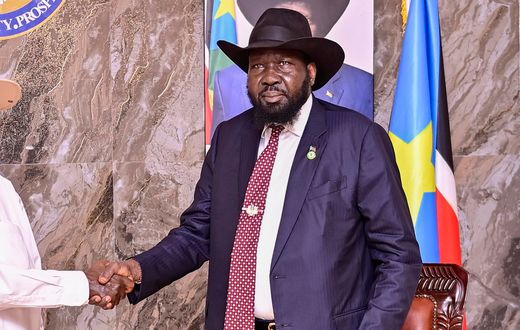 President Yoweri Museveni and his South Sudan counterpart Salva Kiir
