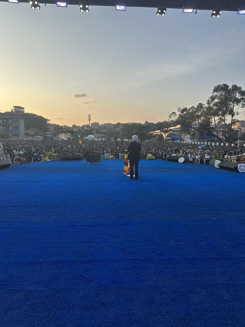 Pastor Benny Hinn crusade