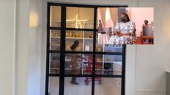 Pastor Sandra Baigana's pantry/Screengrab from a TikTok video.