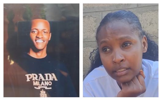 Pamela Mutesi (R) was arrested over teh deat of her boyfriend Frank Akankwasa Jr