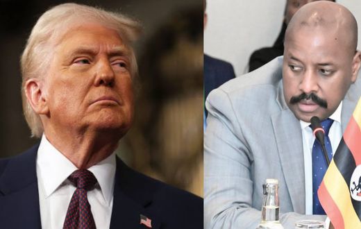 President Trump and Gen Kainerugaba