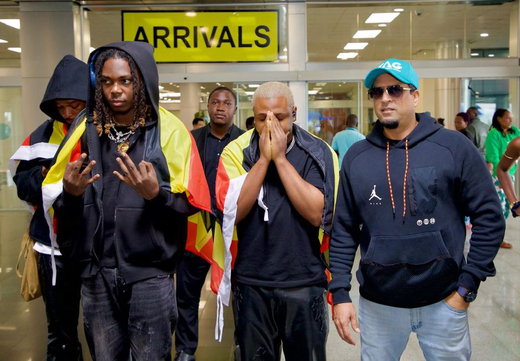 Nigeria's Bayanni, Boy Spice, Magixx  at Entebbe
