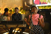 The lively atmosphere inside Baoli was complemented by a live band performance