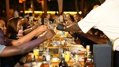 The glamorous black-and-gold themed affair, held at Mediterraneo Restaurant in Kololo, was an intimate evening of gratitude, fine dining, and festive cheer