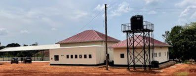 Administration buildings at the new Vehicle Maintenance Facility.