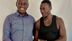 Mike Mukula poses with Alien Skin
