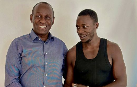 Mike Mukula poses with Alien Skin