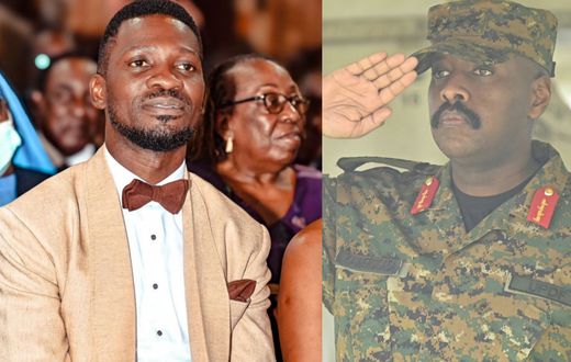 Bobi Wine and Gen. Kainerugaba
