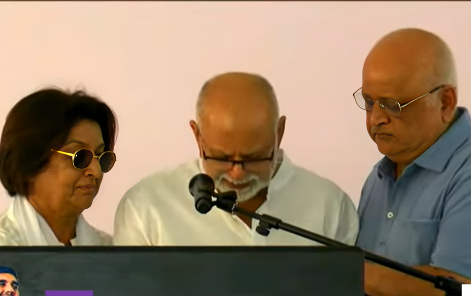 Sudhir Ruparelia paid glowing tribute to his son Rajiv at his cremation